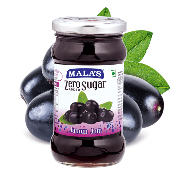 Jamun Zero Added Sugar Jam Glass Bottle - 350 gms - India shopping