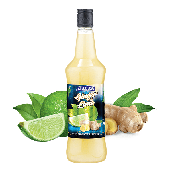 Ginger & Lime Cordial 750ml PET Bottle - India shopping