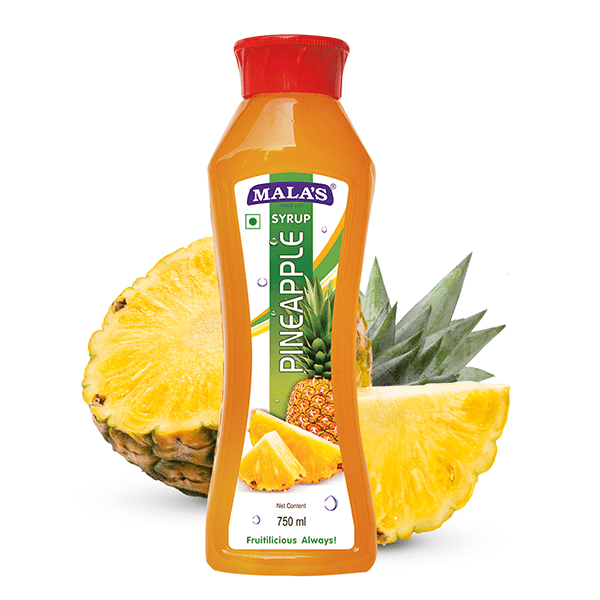 Pineapple Syrup 750ml PET Bottle - India shopping