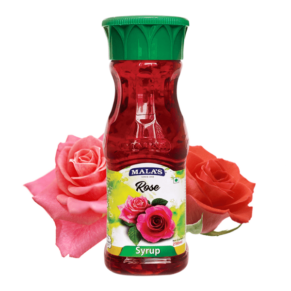 Rose Syrup 250ml PET Bottle - India shopping