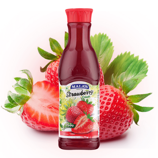 Strawberry Crush 1L PET Bottle - India shopping