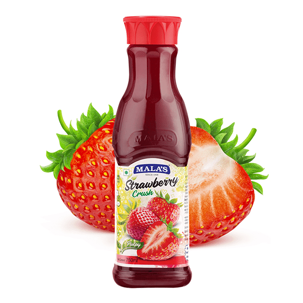 Strawberry Crush 750ml PET Bottle - India shopping