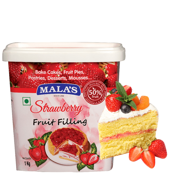 Strawberry Fillings 1Kg Bucket - India shopping