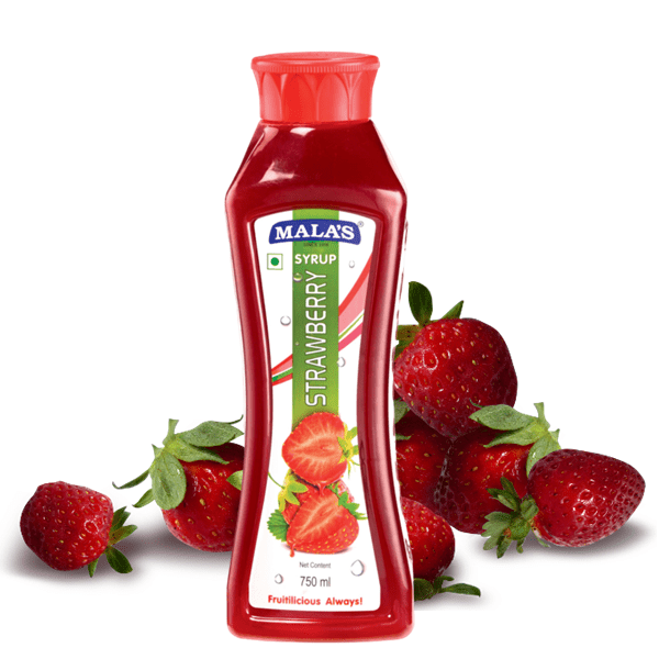 Strawberry Syrup 750ml PET Bottle - India shopping