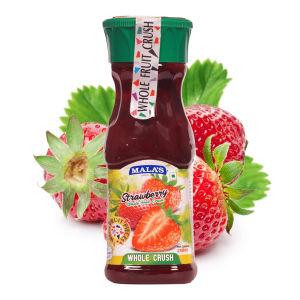 Strawberry Whole Crush 250ml PET Bottle - India shopping