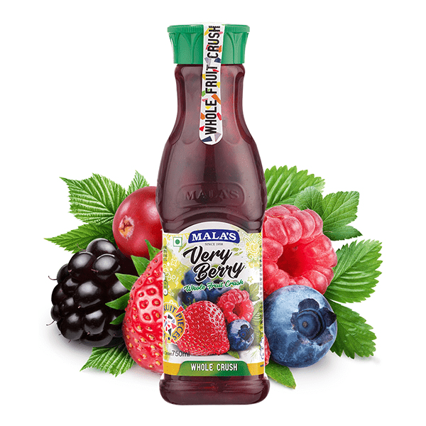 Verry Berry Whole Crush 750ml PET Bottle - India shopping