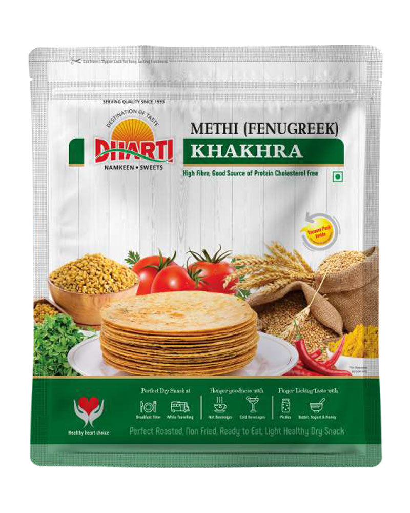 Dharti Namkeen Methi Khakhra 500 gms