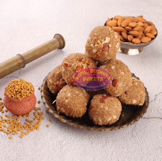 Vipul Dudhiya Sweets Methi Ladoo 400 gms - India shopping