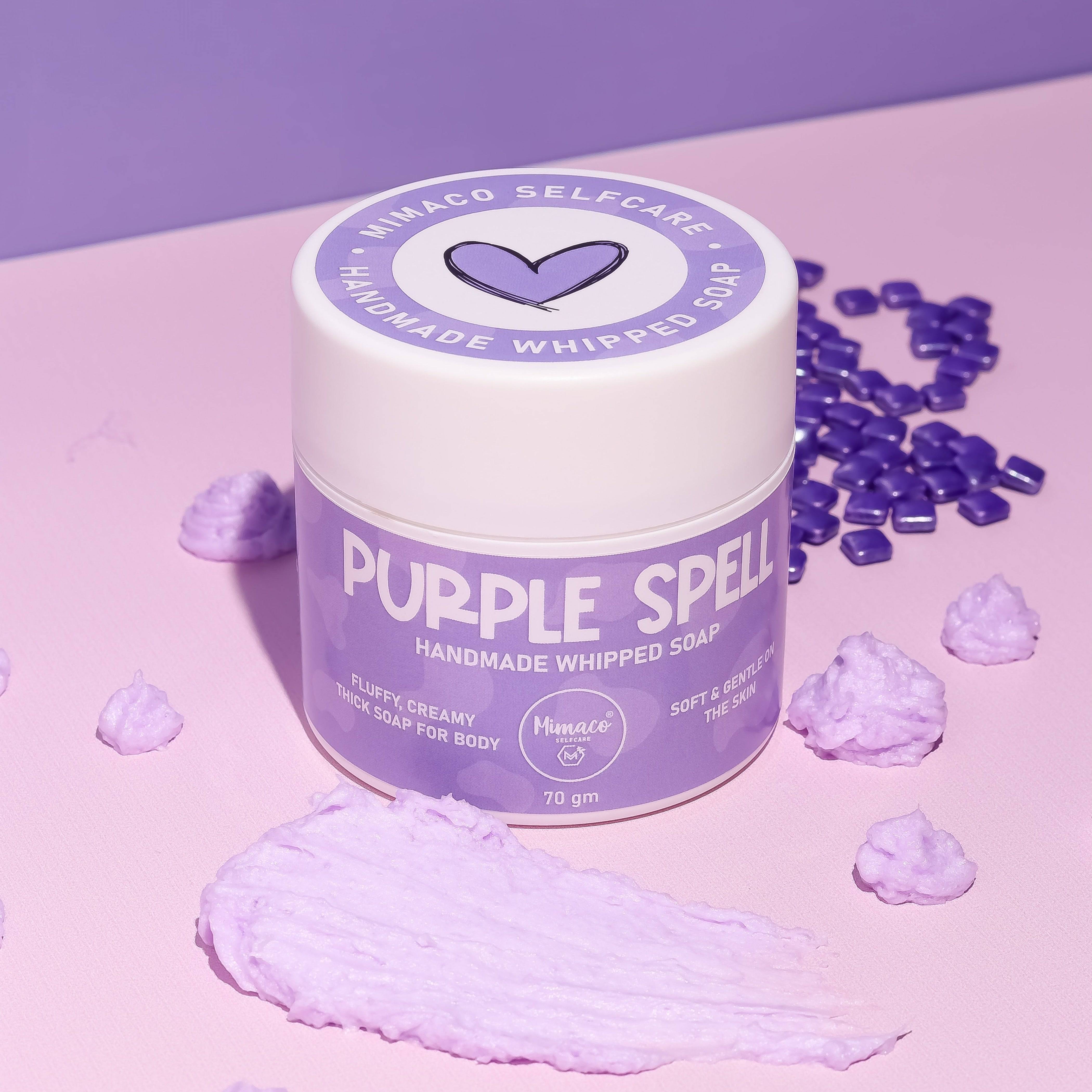 Purple spell - whipped soap - India shopping