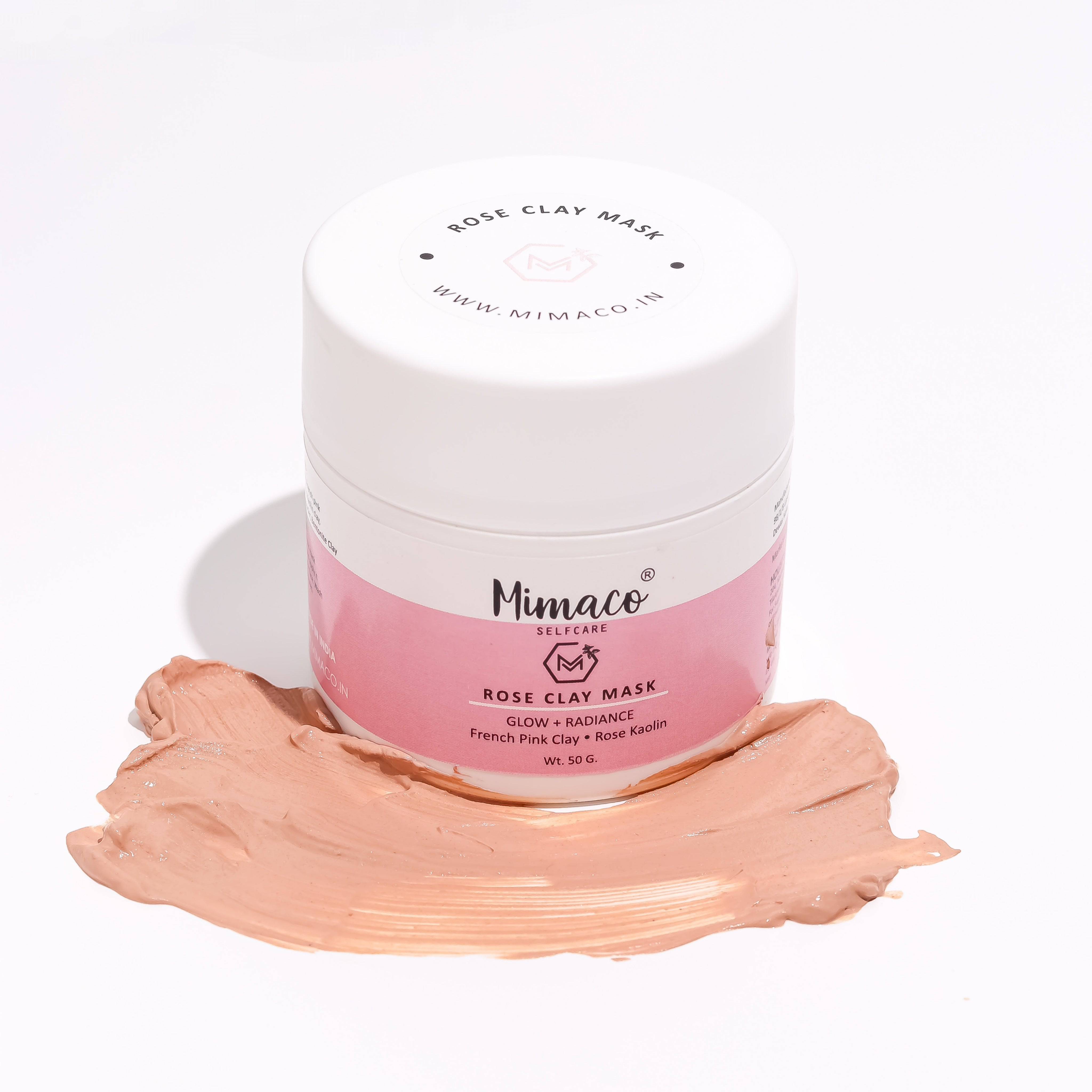 Rose clay mask - India shopping