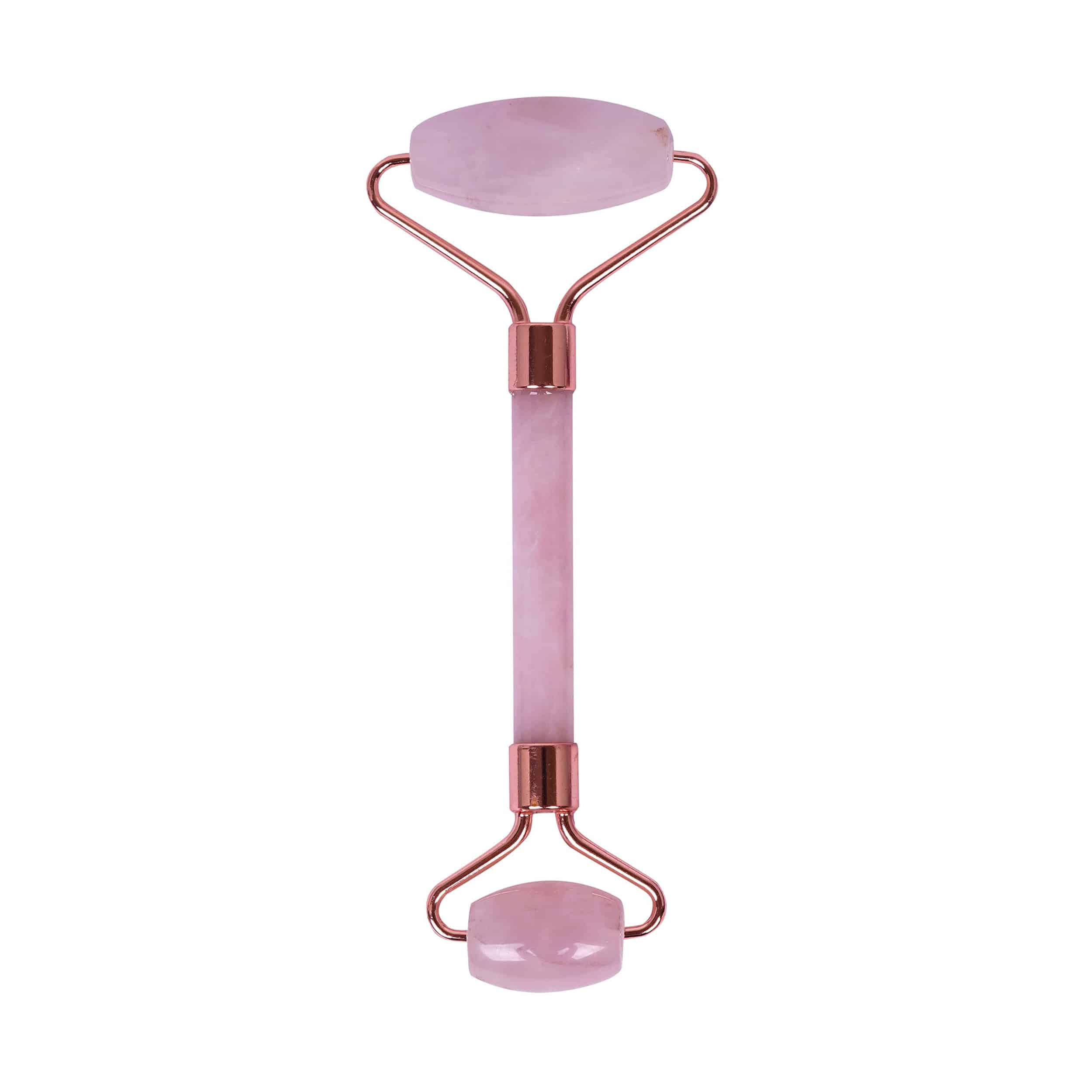 Rose quartz- face roller - India shopping