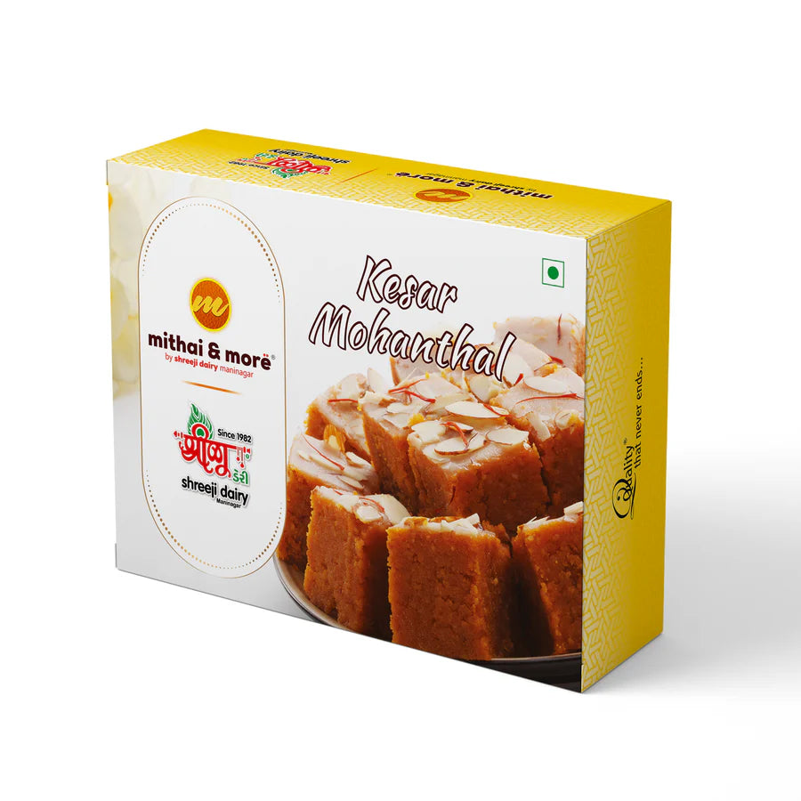 Mithai & More Kesar Mohanthal 250 gms And 500 gms - India shopping