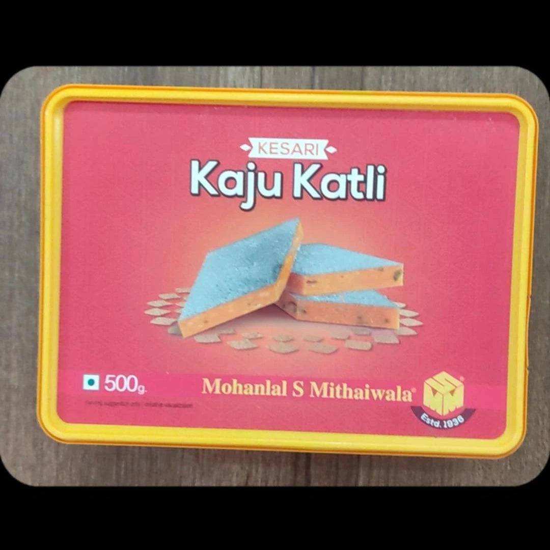 Mohanlal's Mithaiwala Kesar Kaju Katli - 500 gms - India shopping