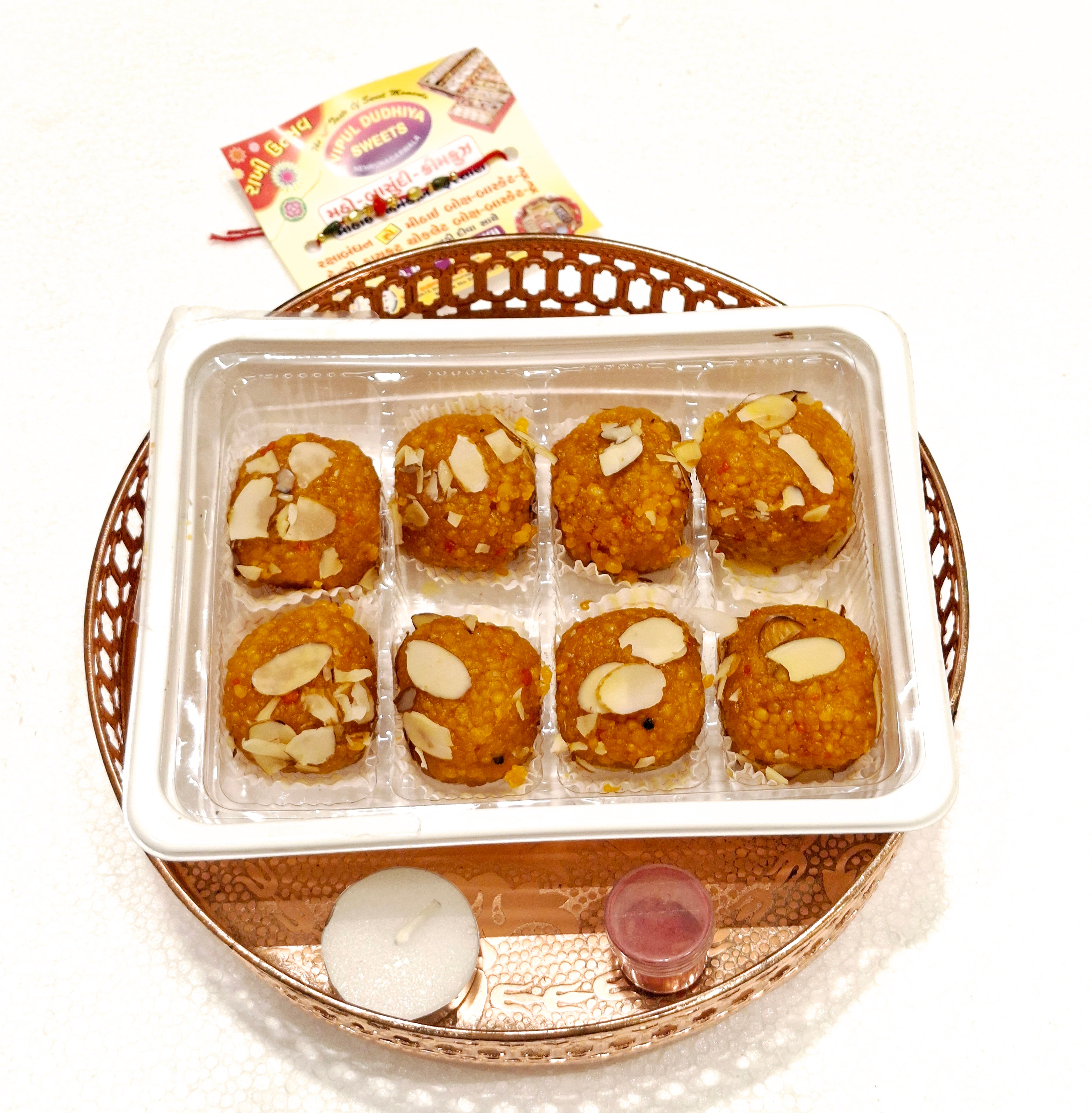 Vipul Dudhiya Sweets Rakhi Special Motichur Laddoo