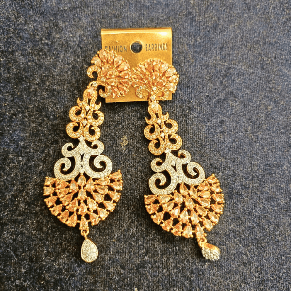 Beautiful A.D Design Women Earring - India shopping