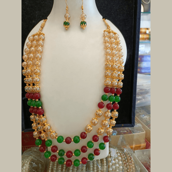 Neckless Set With Earing - India shopping