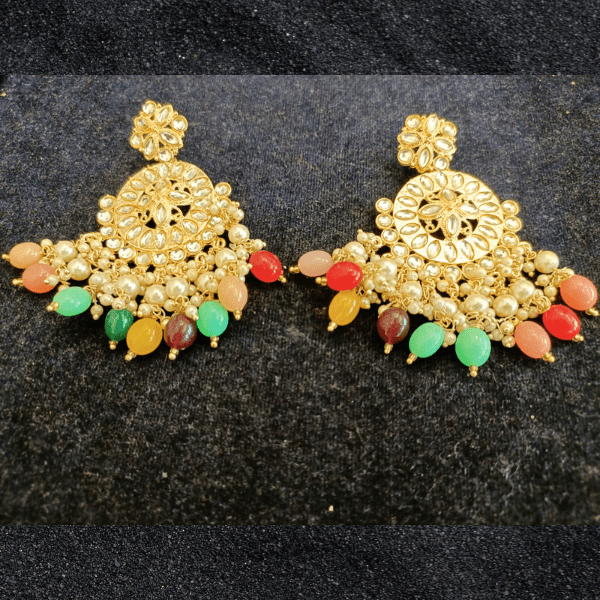 A.D Earring Collection For Women | Kundan Earrings - India shopping