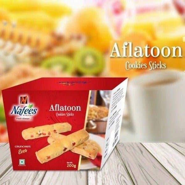 Nafees Aflatoon Cookies - 200 gms - India shopping