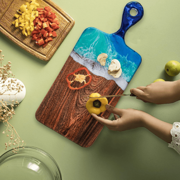 Antler Handle Chopping Board | Kitchen Board - India shopping