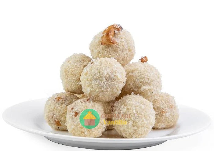 Godavari Vantillu Nethi Ravva laddu  - 500 gms - India shopping