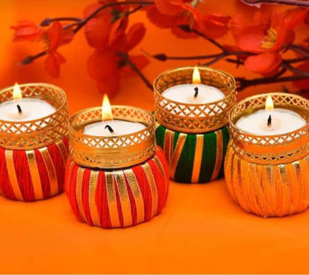 Tea Light Holder Collection - Handmade - India shopping