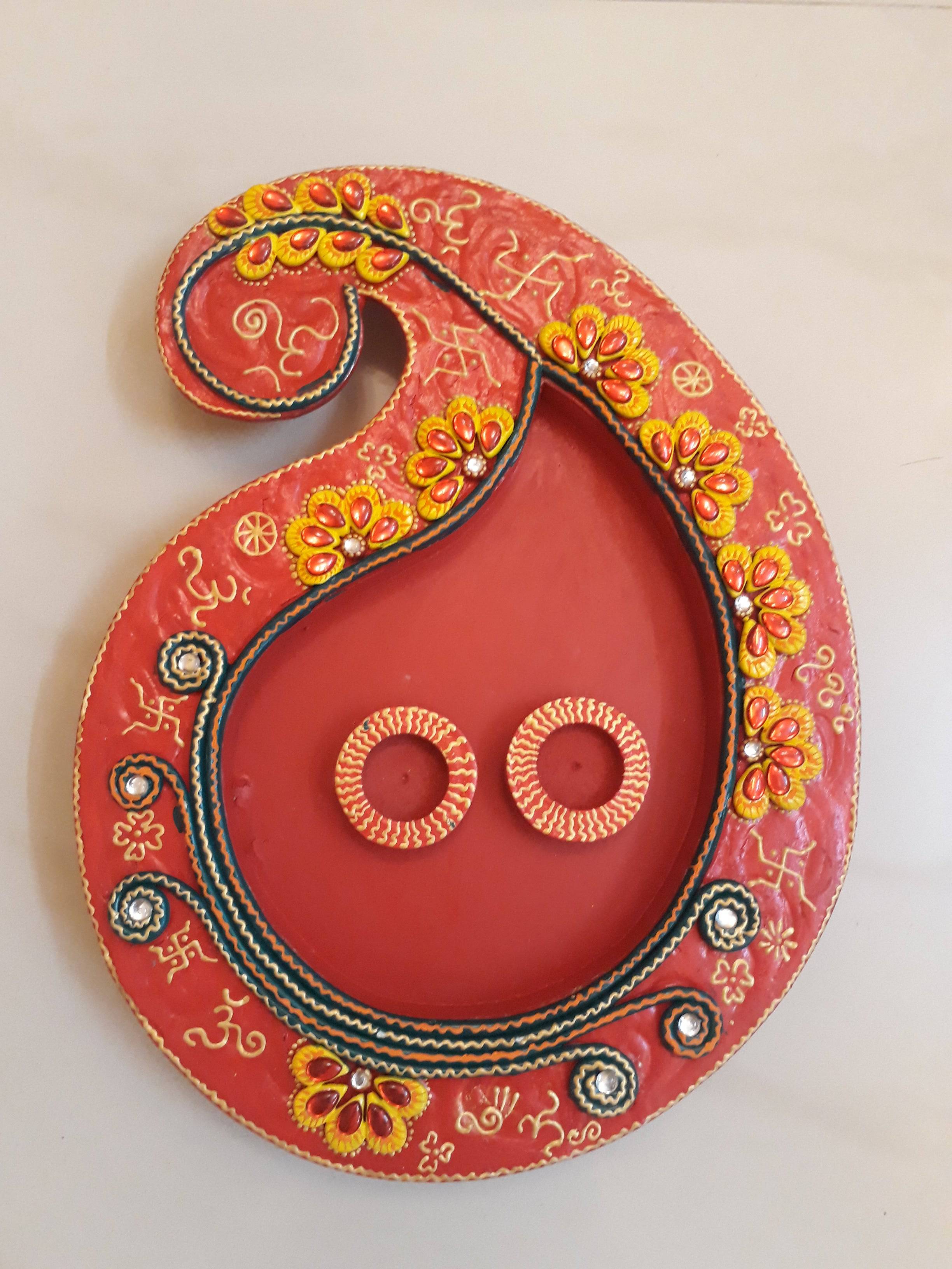 Puja Thali For Rakhi - India shopping