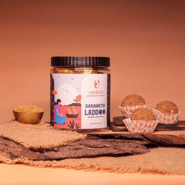 Nuskha Kitchen  Dana Methi Laddoo 500 gms - India shopping