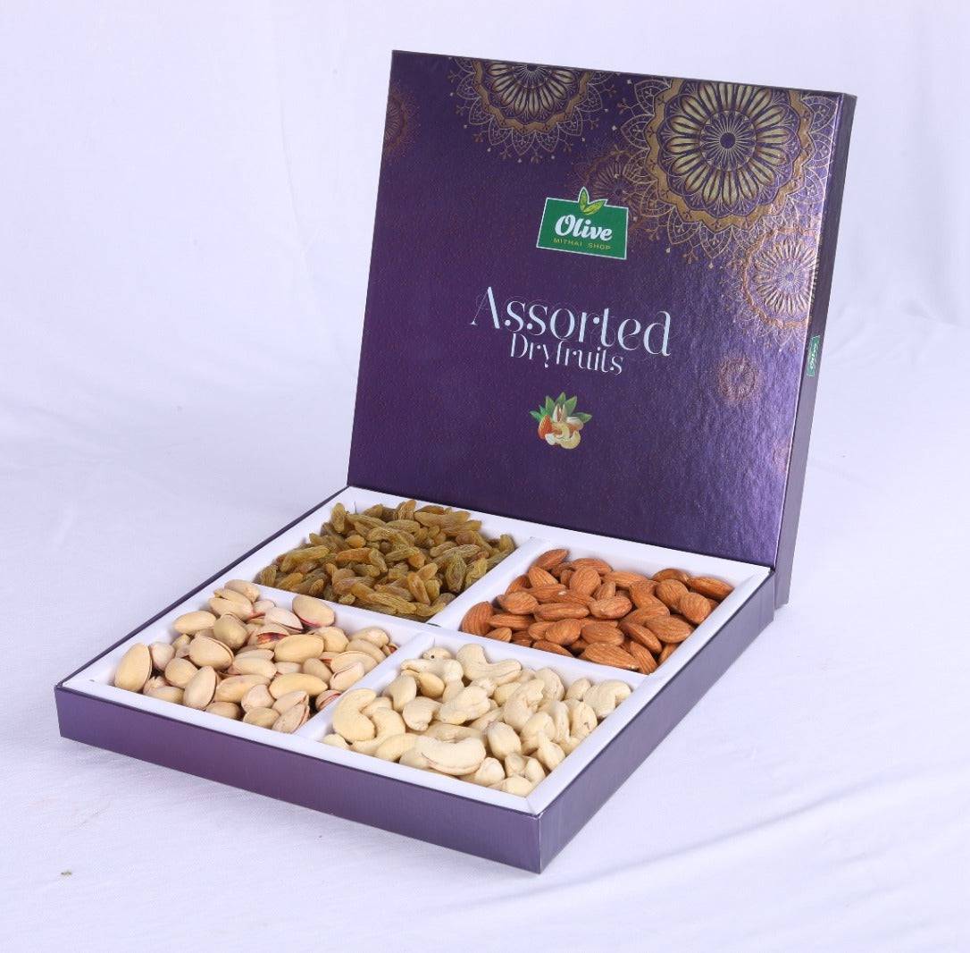 Olive Mithai Shop Dryfruit Box 500 gms - India shopping