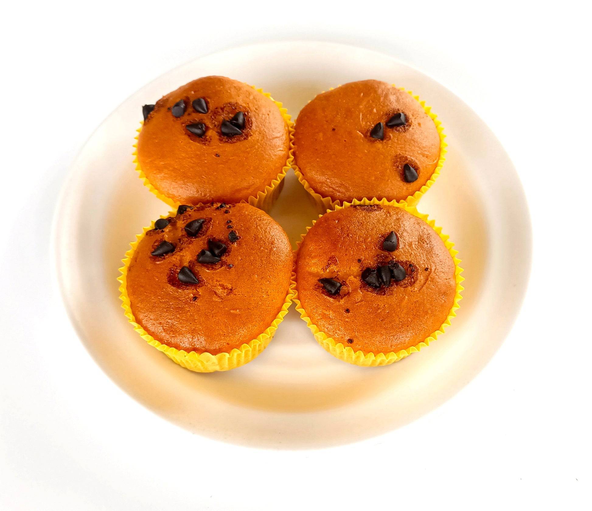 Olive Mithai Shop pineapple cupcake 4Pcs - India shopping