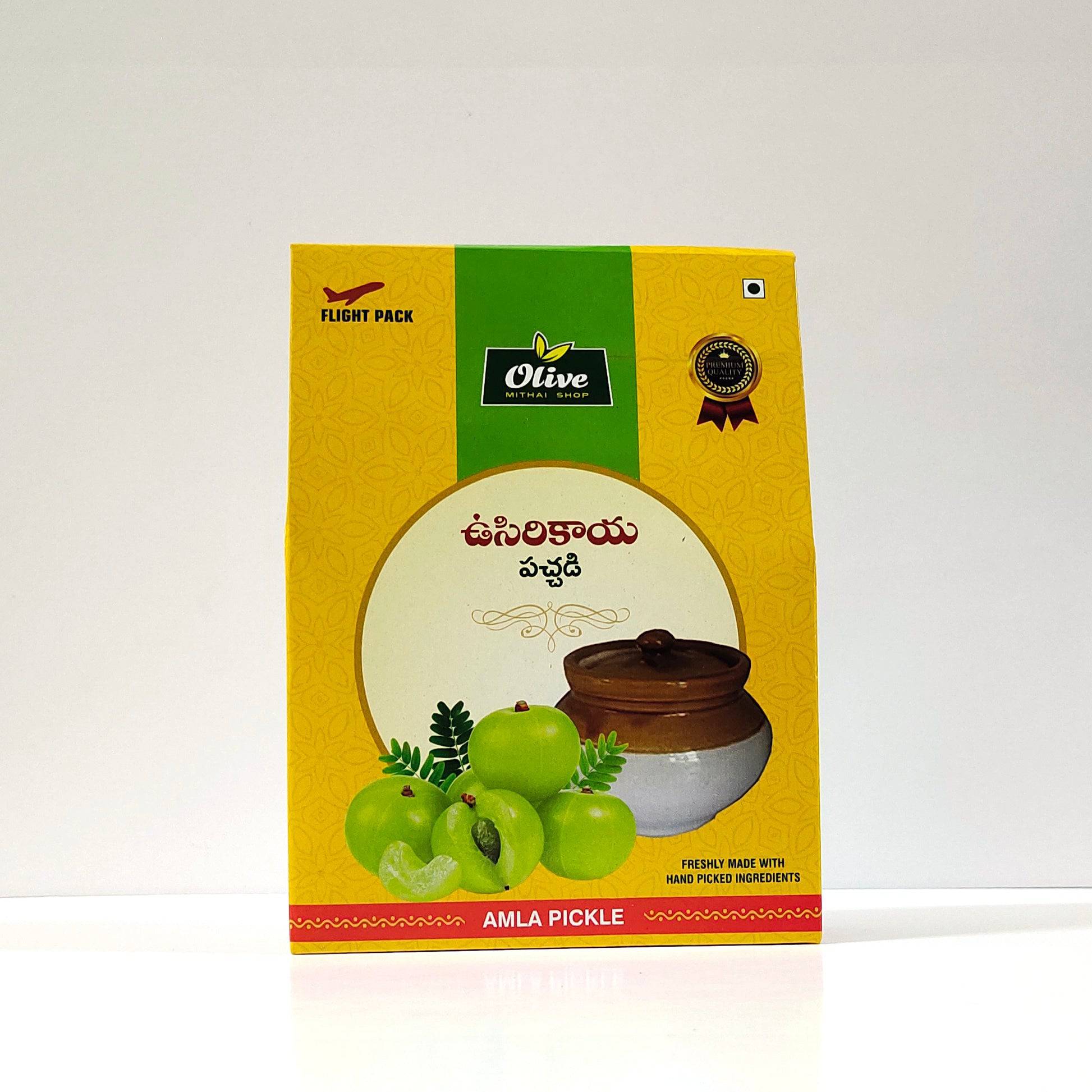 Olive Mithai Shop Amla Pickle 500 Gms - India shopping