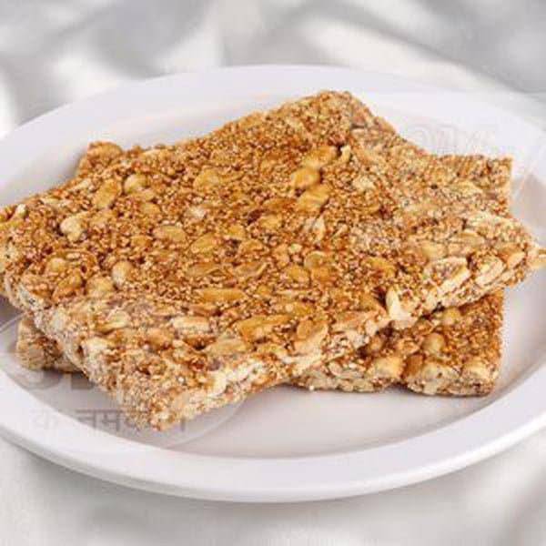 Om Namkeen's Rajgeera Dana Chikki - 200 gms - India shopping