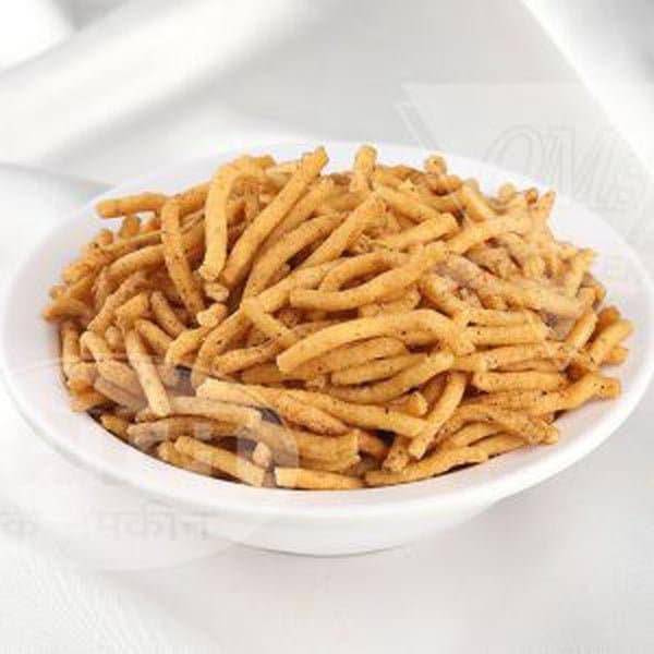 Om Namkeen's Lehsun Pyaaz Sev - 200 gms - India shopping