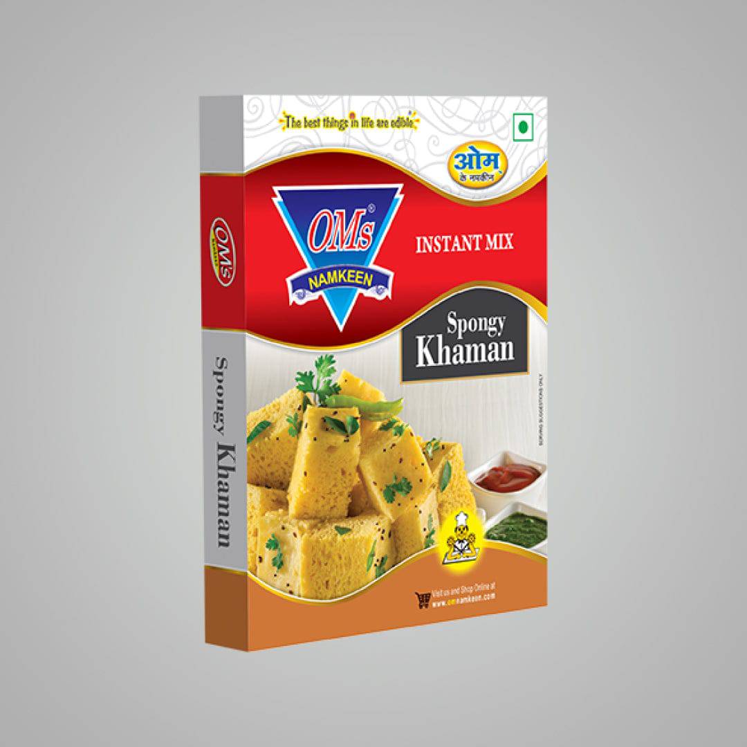 Om Namkeen Instant Khaman Mix - 500 gms - India shopping