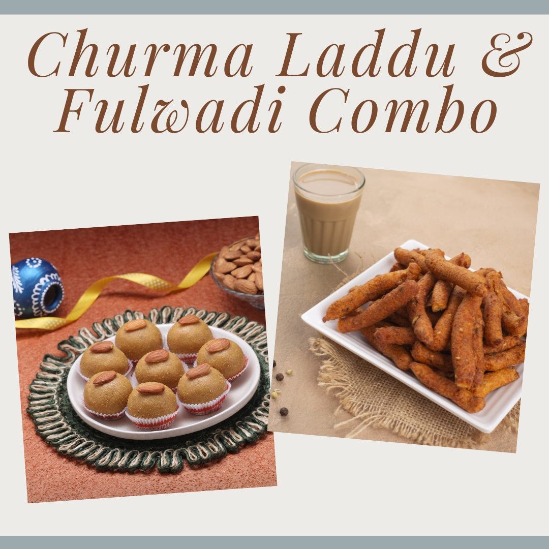 Vipul Dudhiya Sweets Churma laddu and Fulwadi Combo