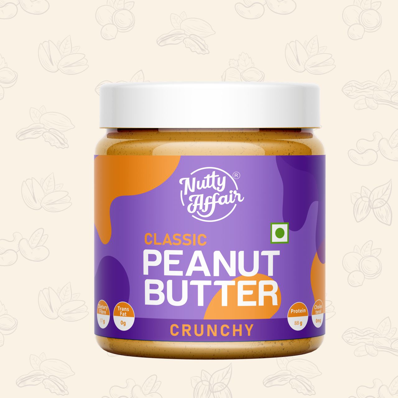 Nutty Affair Peanut Butter Classic (Crunchy) 340 gms