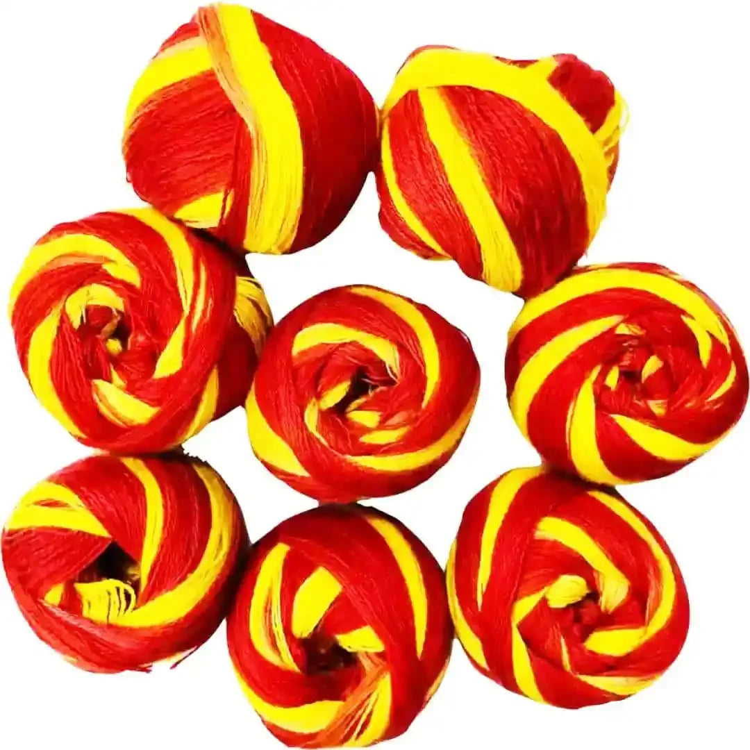 Pachrangi Nada Kalawa Sacred Hindu Puja Thread Pack of 4