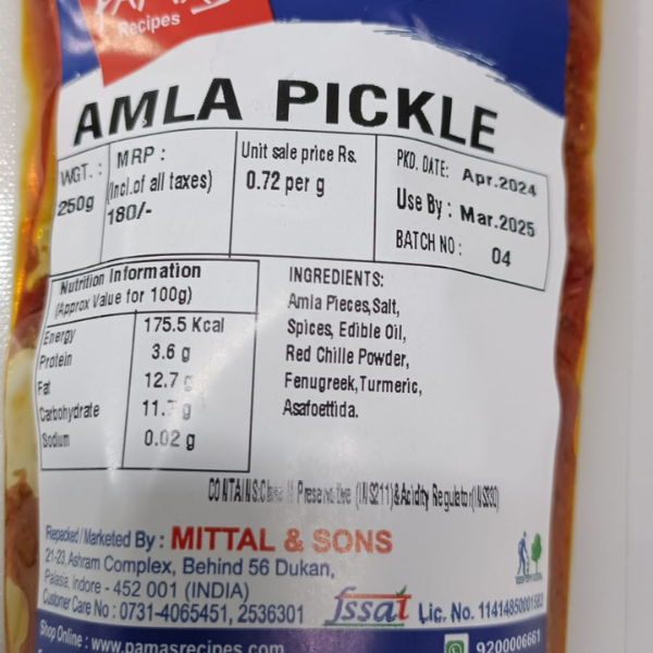 Pamas Amla Pickle