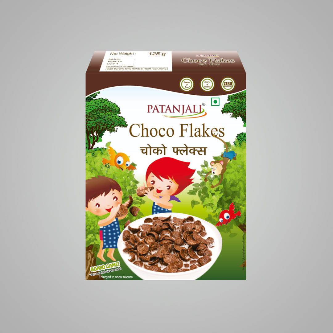 Patanjali Choco Flakes - 125 gms - India shopping