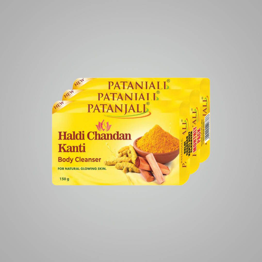 Haldi Chandan Kanti Body Cleanser Monthly Pack - 150 gms - India shopping