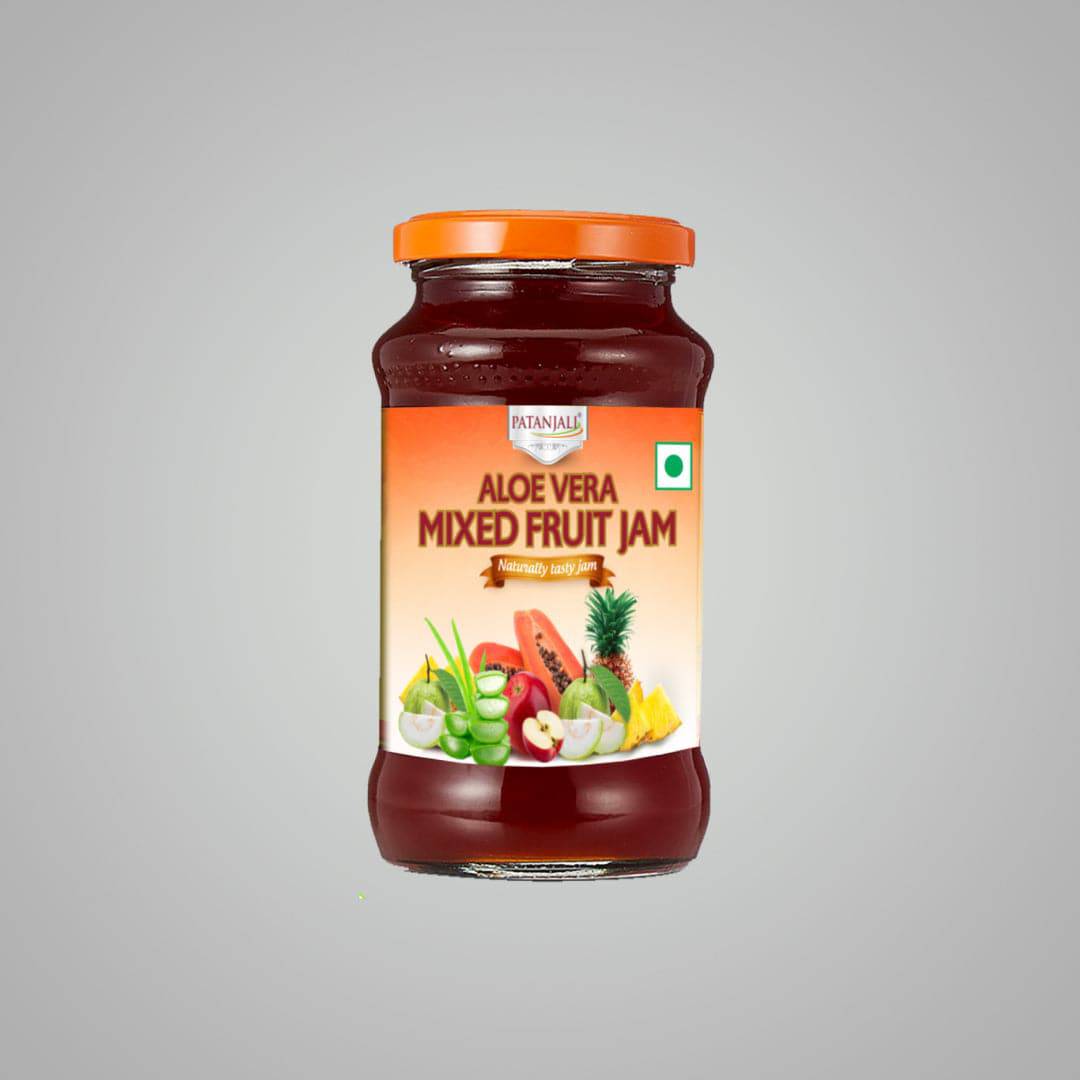 Patanjali Aloevera Mixed Fruit Jam - 500 gms - India shopping