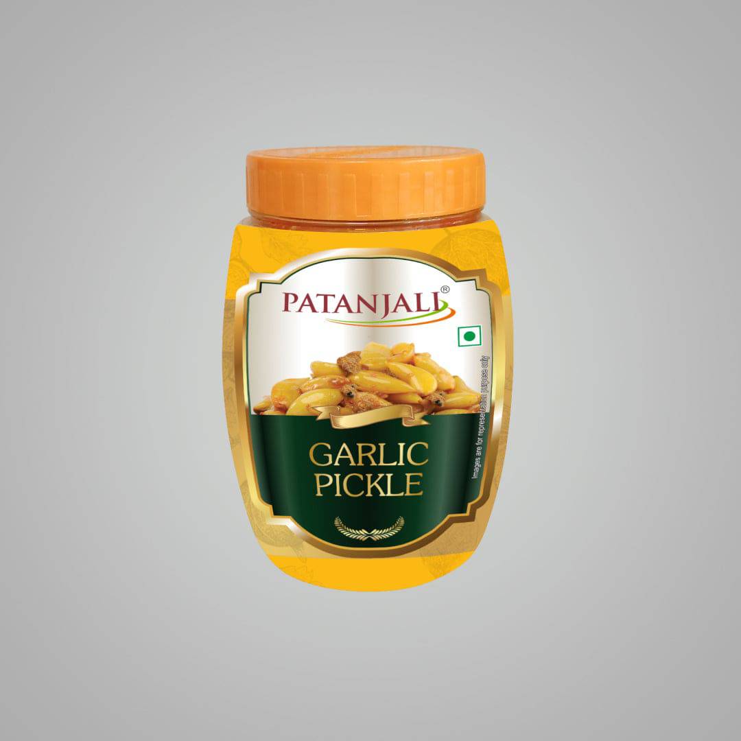 Patanjali Garlic Pickle - 500 gms - India shopping