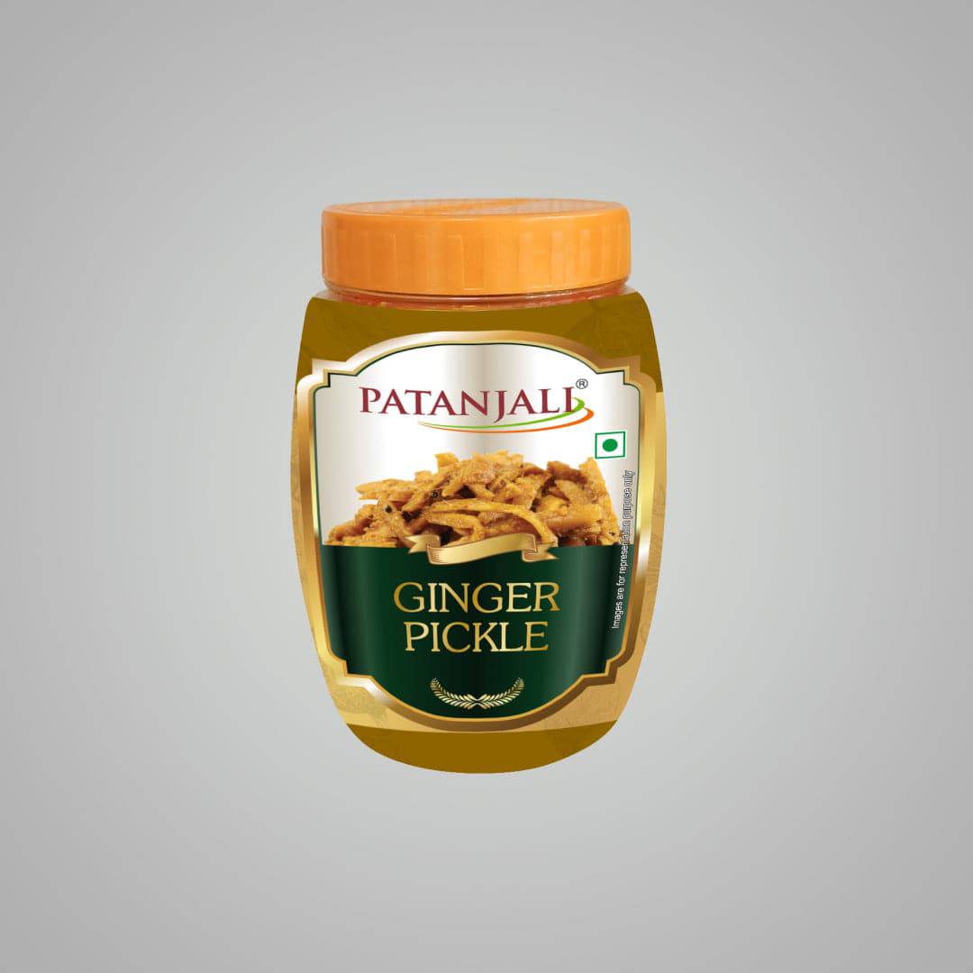 Patanjali Ginger Pickle - 500 gms - India shopping