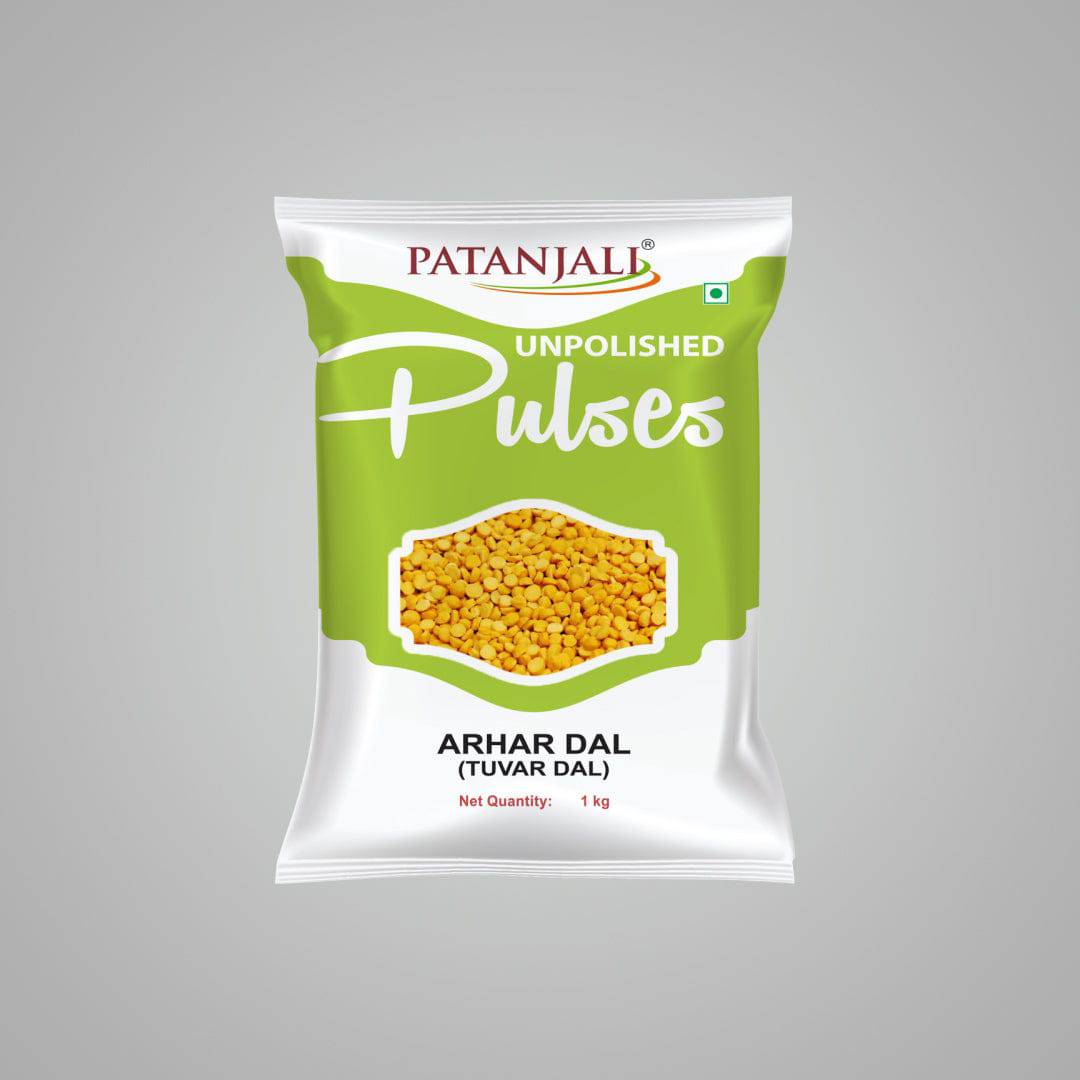 Patanjali Unpolished Arhar Dal (Tuvar Dal) - India shopping