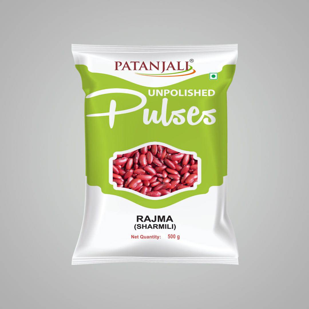 Patanjali Unpolished Rajma (Sharmili) - 500 gms - India shopping