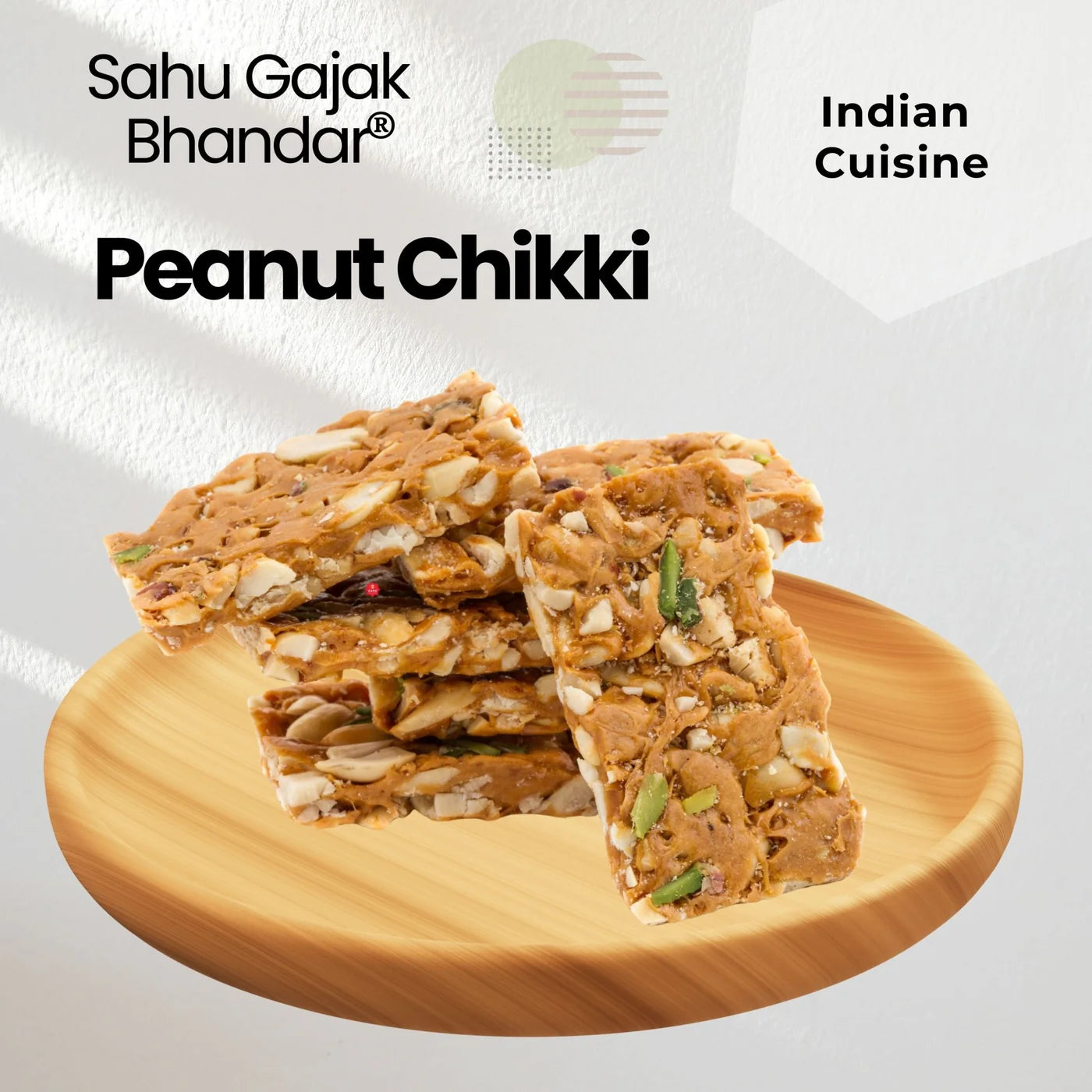 Sahu Gajak Peanut Gur Chikki 600 gms