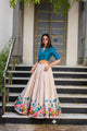 New Tussar Silk Lehenga Choli Plain And Handwork With Mirror Work  | Read To Wear
