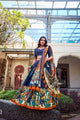 New Tussar Silk Lehenga Choli With Kalamkari And Foil Work | Read To Wear