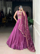 Crepe Silk Lehenga Choli With Thread Sequins And Embroidery Work | Ready To Wear
