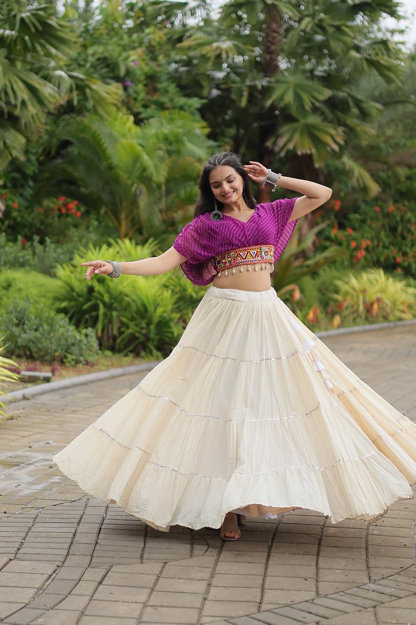 Adorable Designer Readymade Cotton Lehenga choli Set Launched in August 2024