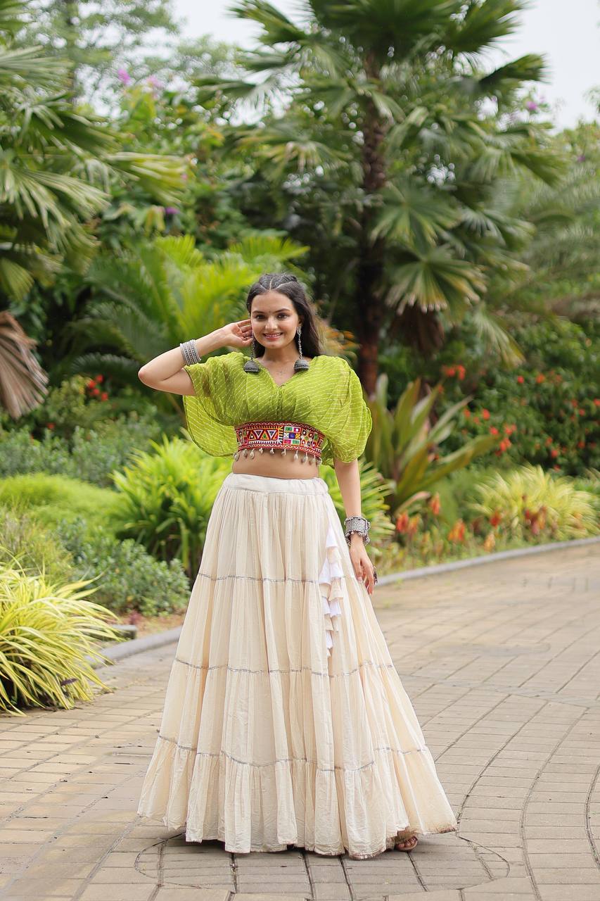 Adorable Designer Readymade Cotton Lehenga choli Set Launched in August 2024